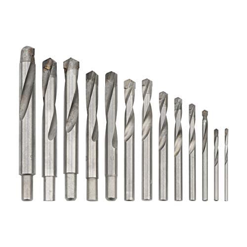 Image of Unxuey 13pcs Cemented Carbide Drill Bits, 3-15mm, Spiral Flute, Ideal for Stainless Steel, Copper, Aluminum, Zinc Alloy, Drill Bits for Metal