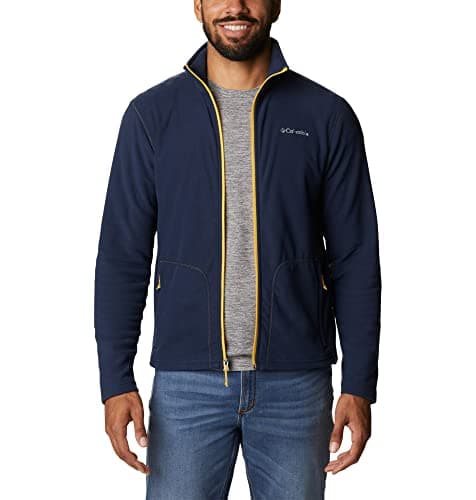 Image of Columbia Men's Fast Trek Light Full Zip Fleece Full Zip Fleece Jacket, Collegiate Navy, Size S