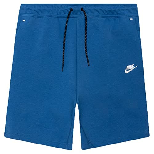 Image of Nike Tech Fleece Shorts Men's, Marina Blue/Light Bone, X-Small