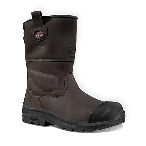 Image of Rock Fall Men's Texas Safety Boot, Brown, 8 UK