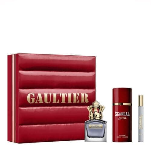 Image of JEAN PAUL GAULTIER SCANDAL POUR HOMME SET 50ML EAU DE TOILETTE SPRAY+150ML DEOD SPRAY+MG10ML - 1 SET