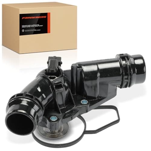 Image of Frankberg Engine Coolant Thermostat Coolant Thermostat Compatible with E36 E46 E39 E60 E61 E38 E65 E66 E67 X3 E83 X5 E53 Z3 E36 Z4 E85 1992-2010 11531437040