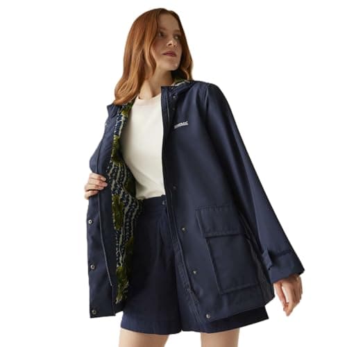 Image of Regatta Womens Orla Kiely Swing III Waterproof Jacket - Navy - 18
