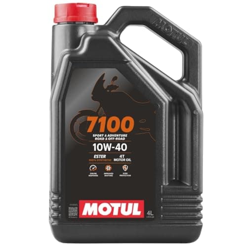 Image of Motul MOUNTAIN MOTORBIKE OIL 7100 4T 10W40 4L, Black, 300x234x114, 104092