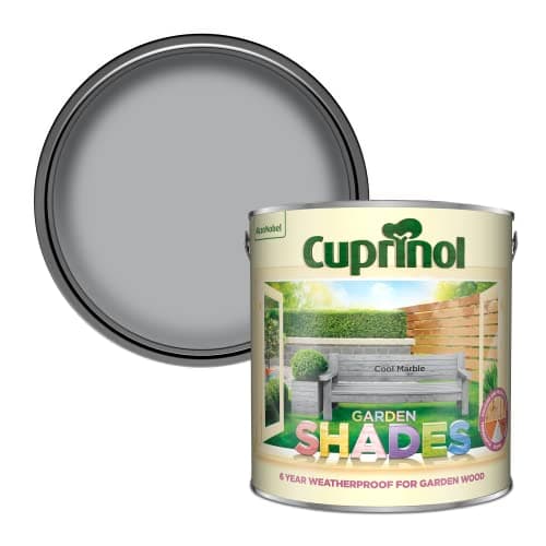 Image of Cuprinol Garden Shades Paint for Gardens - Cool Marble 2.5L