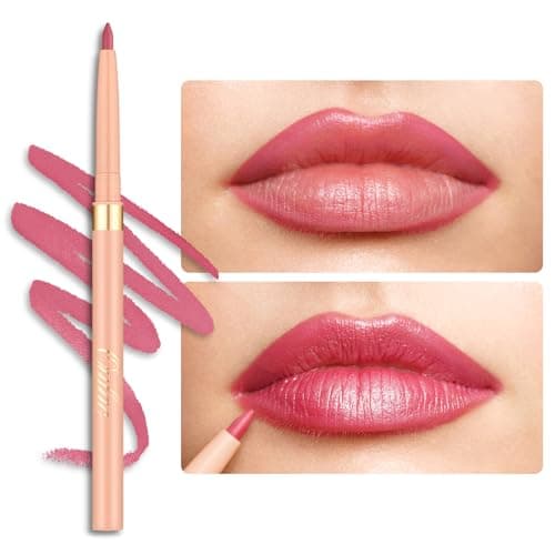 Image of OULAC Matte Pink Lip Liner, Waterproof Lipliner Pencil Lasts 24H +, Highly Pigmented, Smooth Formula, Contour Your Lips, Vegan & Cruelty Free (04) Pink Treat
