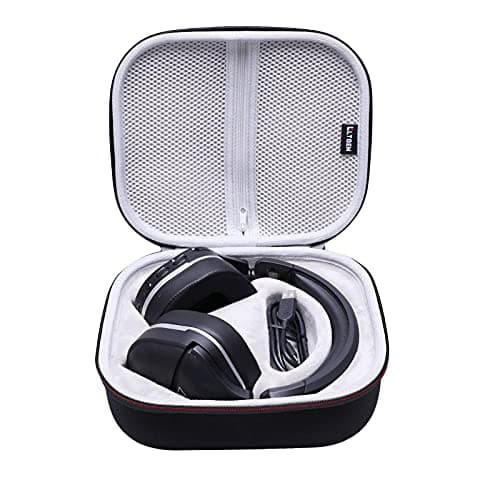 Image of LTGEM Case Compatible with Turtle Beach Stealth 600/700 Gen 3 & 600/700 Gen 2 MAX Wireless Gaming Headset, Black+Gray