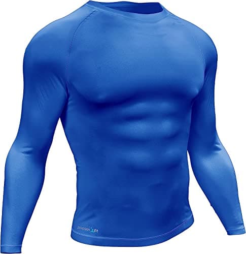 Image of Precision Unisex-Youth Essential Base Layer Long Sleeve Shirt, Royal, JOne sizeor Small