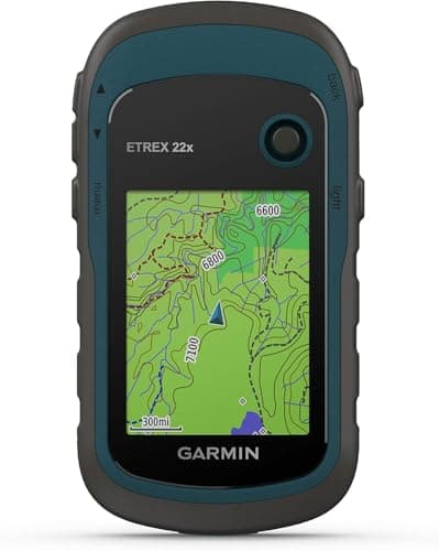 Image of Garmin 010-02256-00 eTrex 22x, Rugged Handheld GPS Navigator, Black/Navy
