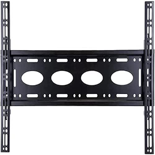 Image of B-Tech BT8442/B Universal Flat Screen Fixed Wall Mount with Lateral Adjustment, Low Profile Design, Suitable for Large Screens up to 80kg, Collar compatible for Pole Mounting (VESA 600) – Black