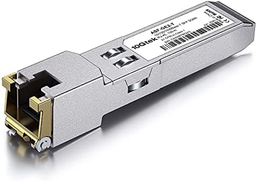 Image of 10Gtek for Mikrotik S-RJ01 1G SFP RJ45 Transceiver, 10/100/1000Base-T Copper Mini-Gbic Module