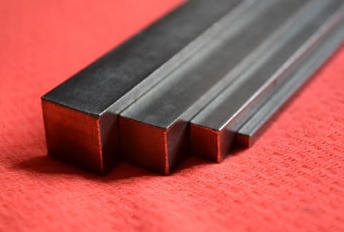 Image of 1 Pc of Metric Imperial Bright MILD Steel Square BAR (3/4" Square x 300mm)
