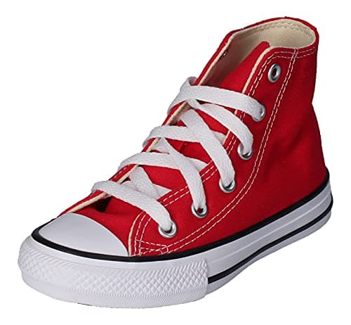 Image of Converse All Star Hi Mid Sizes Red - 13 Youth UK