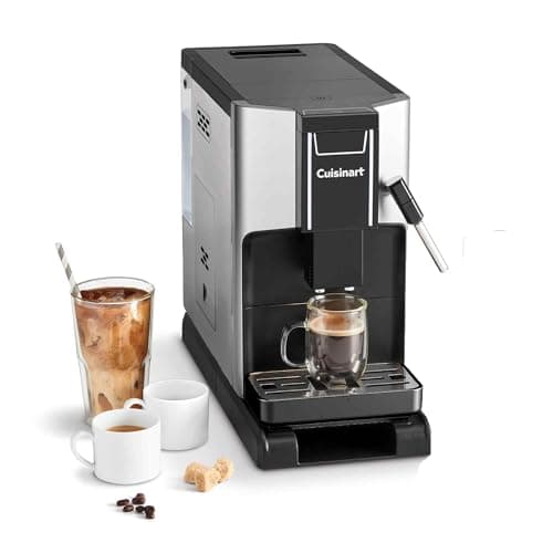 Image of Cuisinart One Cup Grind And Brew Coffee Machine, Bean to cup, Single serve Filter coffee, Stainless steel conical burr grinder, Adjust coffee strength, 3 cup sizes, Reusable filter pod, Black