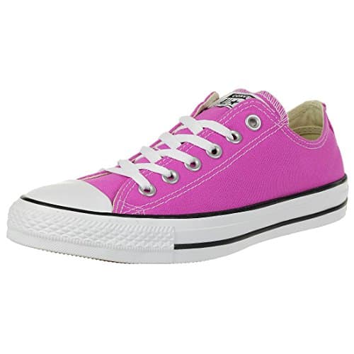 Image of Converse Unisex Kids' CTAS-ox-Pink-Youth Fitness Shoes, Pink, EU 31.5, 13 UK