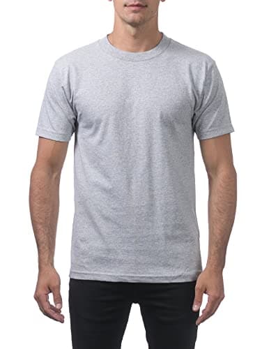 Image of Pro Club Men's Comfort Cotton Short Sleeve T-Shirt, Heather Gray, XL