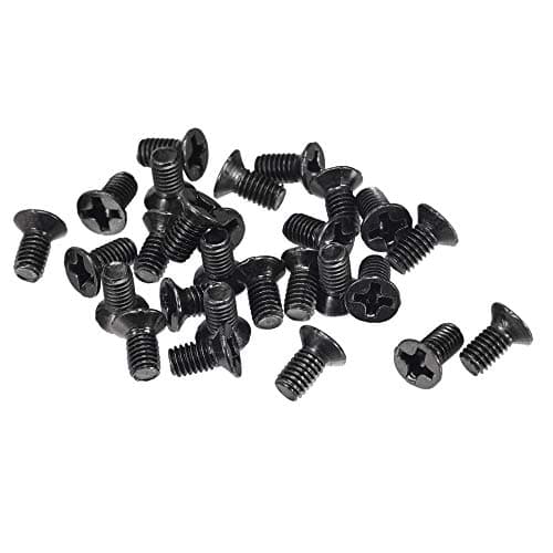 Image of sourcing map M3 x 6mm Phillips Screw Fastener Black for Laptop PC TV Fan Switch 150pcs