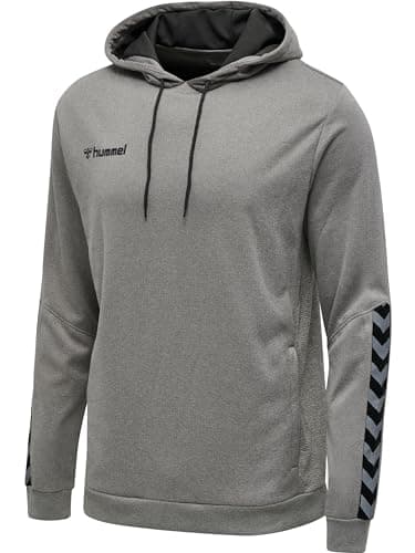 Image of hummel Hmlauthentic Men's Hoodie Grey Melange