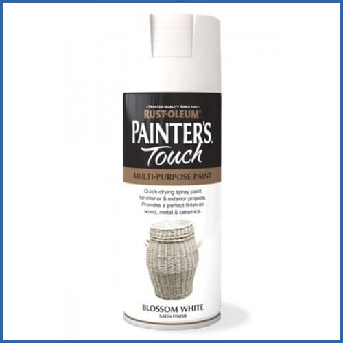 Image of Rust-Oleum 400ml Painter's Touch Spray Paint Aerosol - Blossom White Satin