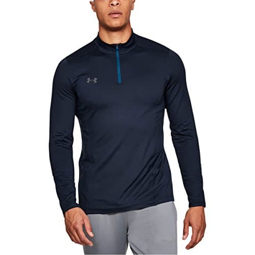 Image of Under Armour Men's Challenger Ii Midlayer Long Sleeve Shirt - Midnight Navy, Large