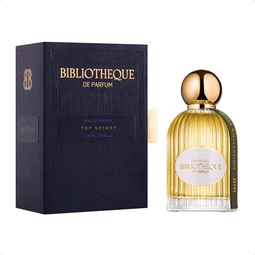 Image of Bibliotheque de Parfum - Top Secret - Eau de Parfum - Long Lasting Fragrance for Women with Notes of Vanilla, Cocoa, Tobacco - Oriental & Spicy Women's Perfume - 3.4 Fl Oz