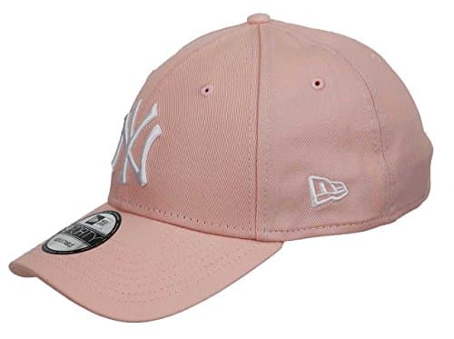 Image of adidas Men's 9FORTY MLB League Essential New York Yankees Cap Unisex, Pink/White, OneSize