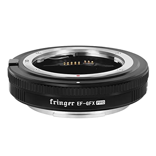Image of Fringer EF-GFX Pro Auto Focus Camera Mount, Lens Adapter Ring Compatible with Canon EF to Fuji GFX100/ GFX100S, Sigma, Tamron EF Lens