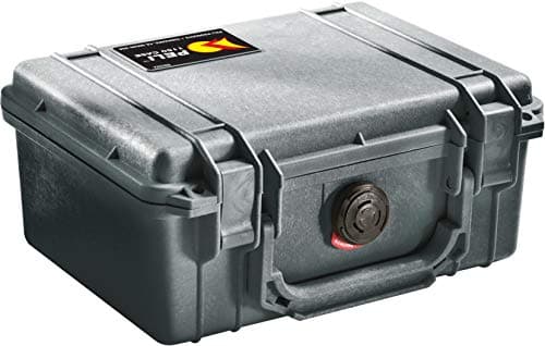 Image of PELI Protector 1150 Impact Resistant Case, IP67 Watertight, 5L Capacity, Made in US, No Foam, Black