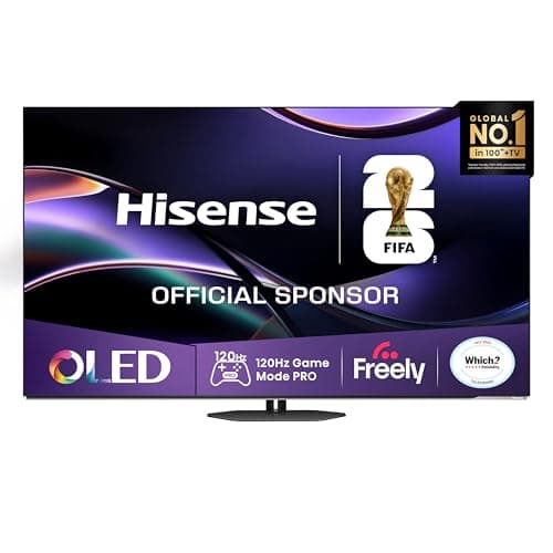 Image of Hisense 55" 55A85QTUK OLED Smart AI TV - 120Hz Game Mode PRO, Dolby Atmos, Dolby Vision, IMAX Enhanced, Sport Mode, Filmmaker Mode, Infinite Blacks with Freely, Disney +, YouTube, Netflix