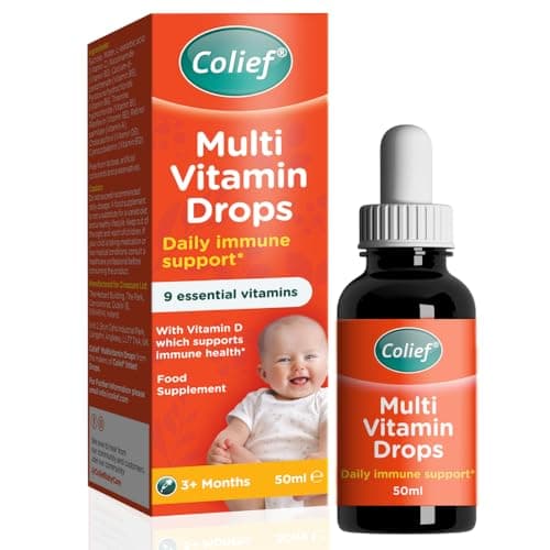 Image of Colief Multivitamin Drops Daily Immune Support for Growing Babies and Children Multi-Vitamin with 9 Key Vitamins 50ml