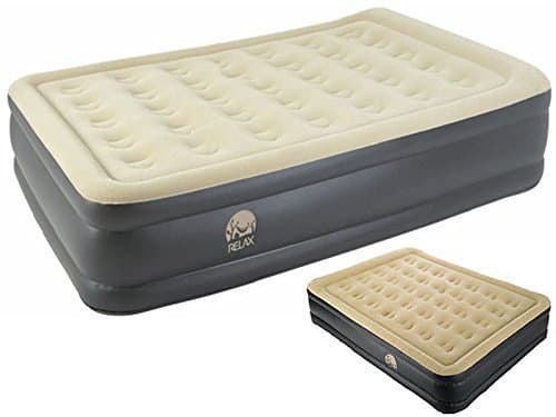 Image of Trendi DELUXE INFLATABLE HIGH RAISED DOUBLE AIR BED MATTRESS AIRBED W BUILT IN ELECTRIC PUMP
