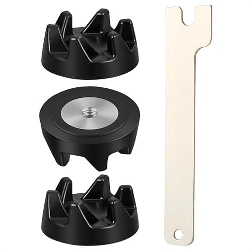 Image of 3 Pack Blender Couplers, Blender Coupler Replacement Parts with Removal Tool Spanner, Rubber Clutch Coupling Parts Compatible with KitchenAid 9704230 KSB52 KSB5 5KSB52 5KSBS