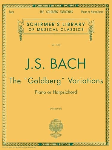 Image of The Goldberg Variations Pf: 1980 (Schirmer's Library of Musical Classics)