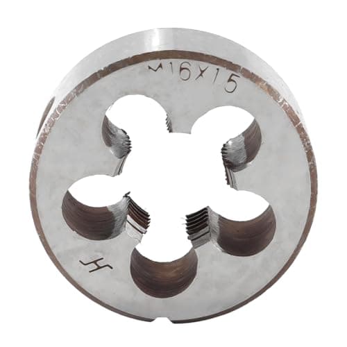 Image of Durlo Metric Round Die, M16 X 1.5mm Machine Right-Hand Threading Die, Alloy Steel, Hardness Wear Resistance