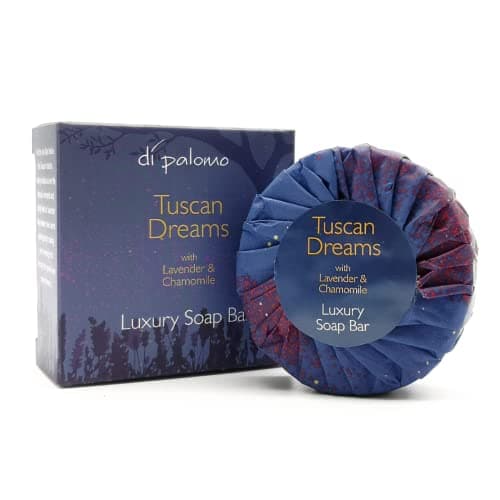 Image of Di Palomo Vegan Tuscan Dreams Luxury Soap Bar 100g | Moisturising Hand & Body Soap | Hand Wash Vegan Italian Skincare for Men & Women