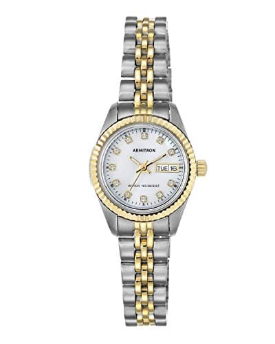 Image of Armitron Women's Genuine Crystal Accented Bracelet Watch, 75/2475