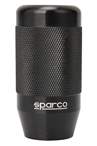 Image of Sparco Manual Gear Shift Knob SPC Racing Aluminium Black Universal