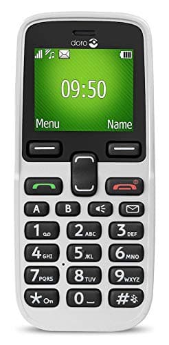 Image of Doro 5030 Unlocked Easy Mobile Phone for Seniors with Basic Functions and Emergency Button (White)