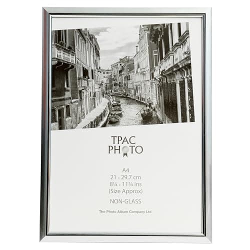 Image of Inspire For Business A4 Easy Loader Photo/Poster Frame with Non Glass Front - Silver