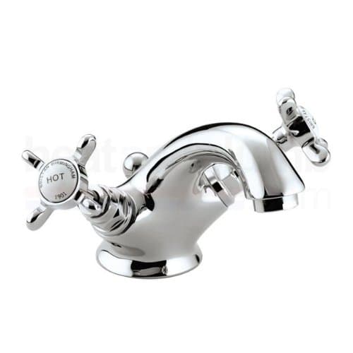 Image of Bristan 1901 Mono Basin Mixer Tap with Pop Up Waste Chrome Plated
