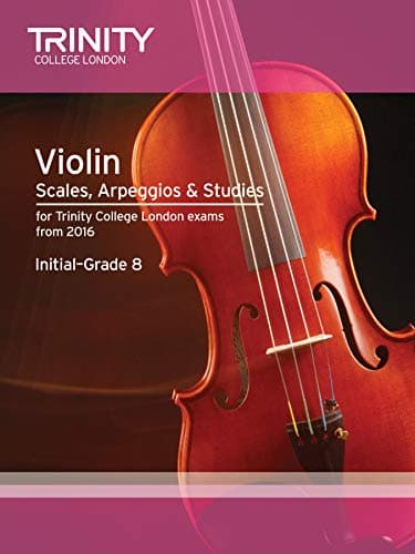 Image of Trinity College London: Violin Scales, Arpeggios & Studies Initial-Grade 8 from 2016