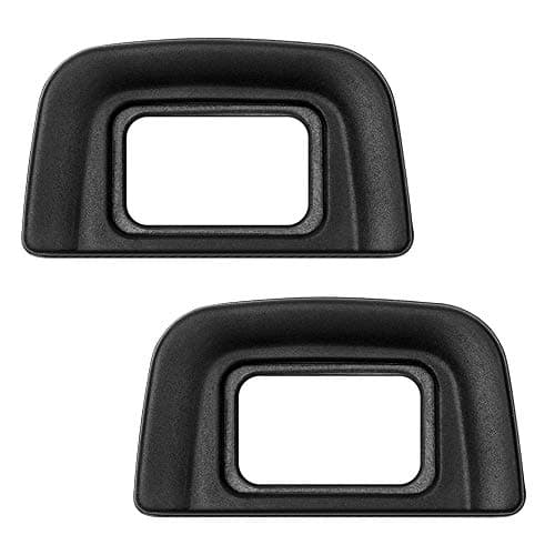 Image of Eyecup,Fotover Camera DK-20 Eyecup Replacement Eyepiece for Nikon D5500 D5300 D3400 D3300 F65 F75 D40 D50 D60 D70s D5100 D3200 D3100, 2 Pack