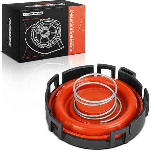 Image of Frankberg Crankcase Oil Breather Valve Compatible with 1 Series E81 3 Series E90 3 Series Coupe E92 3 Series Touring E91 5 Series E60 5 Series Touring E61 X1 E84 X3 E83 Replace# 11127797613