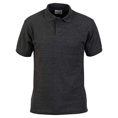 Image of Absolute Apparel Mens Precision Polo (4XL) (Charcoal)