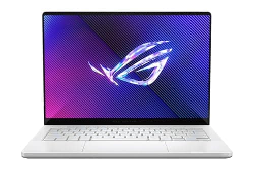 Image of ASUS ROG ZEPHYRUS-G14-GA403WM-DR4W Gaming Laptop 14" 3K 120Hz AMD Ryzen AI 9 32GB RAM 1TB SSD Nvidia GeForce RTX 5060 White
