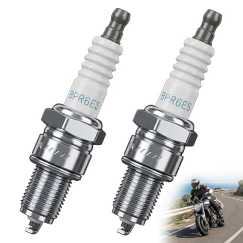 Image of 2PCS BPR6ES Spark Plug Replacement for Ngk GX120 Engine Gokart Ignition Plug Smooth Operation Fuel Efficiency Long Lifespan Compatible with Cars Motorcycles ATVs Small Engines