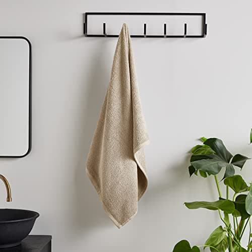Image of Catherine Lansfield Quick Dry Cotton Bath Towel Natural