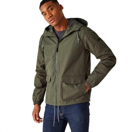 Image of Regatta Mens Bayano Waterproof Jacket (M) (Dark Khaki)