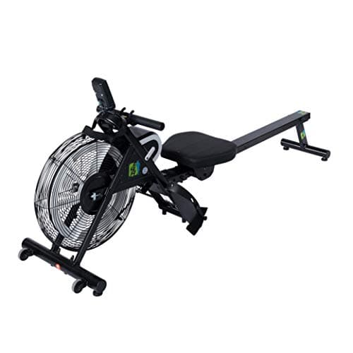 Image of Fit4home Air Rowing Machine for Home Use Foldable with Roller Wheels, Compact Rower with Bluetooth, LCD Monitor & 110kg User Weight, Cardio Gym Workout | RM91100