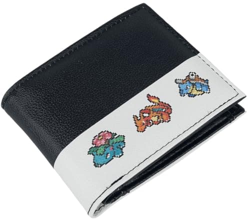 Image of Difuzed Pokemon Pixel Starter Unisex Wallet Black/White, Black/White, One Size, Classic